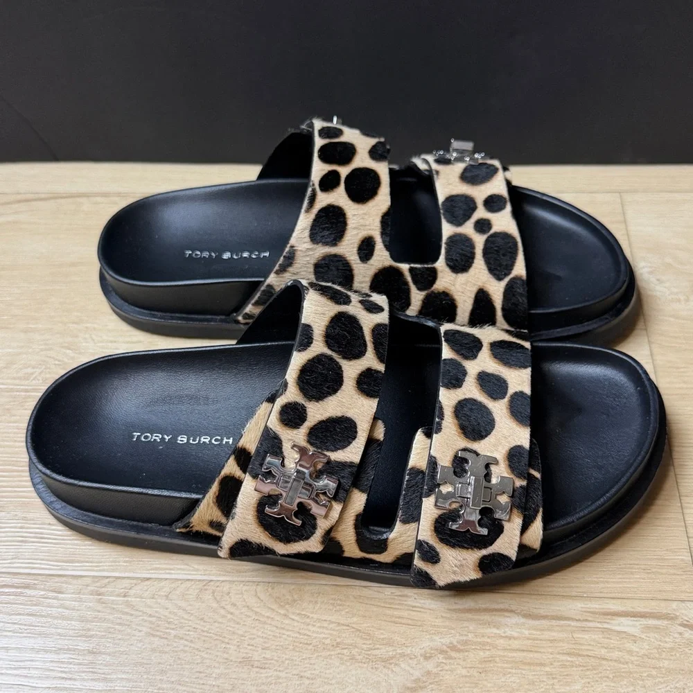 Tory Burch Turnlock Sport Slides, SIZE 7 US